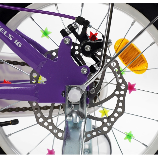 Дитячий велосипед 16 ST Corso «NICE» NC-16014 дискові гальма, фіолетовий фото westvelo.com