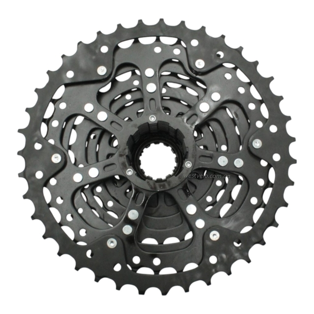 Касета. 10 швидкостей SHIMANO CUES (LINKGLIDE) CS-LG300-10 чорна (11-39T) фото westvelo.com