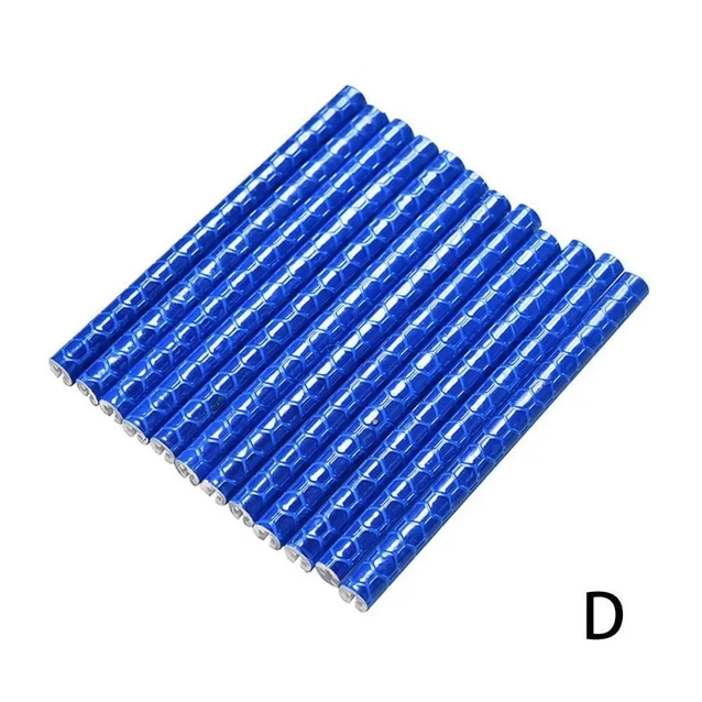 Світловідбиваючі трубки на спиці, сині фото westvelo.com