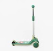 Самокат дитячий 3-х колісний Skyper SR-60614 зелений, колеса PU Ø125mm/40mm зі світлом, озвучування та підсвічування платформи, кермо складне фото westvelo.com