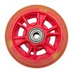 Колесо самоката дитячого поліуретан Ø90мм, діодне, червоний фото westvelo.com