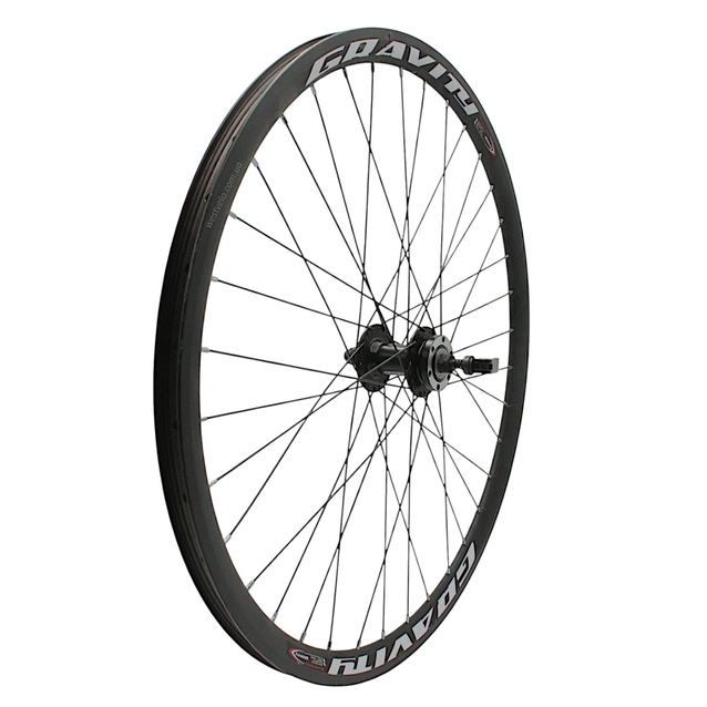 Колесо 27,5 перед, обід 2-ний чорний дисковий, втулка AL. NECO MS31F, диск 6 болтів,ексцентрик, чорна спиця фото westvelo.com