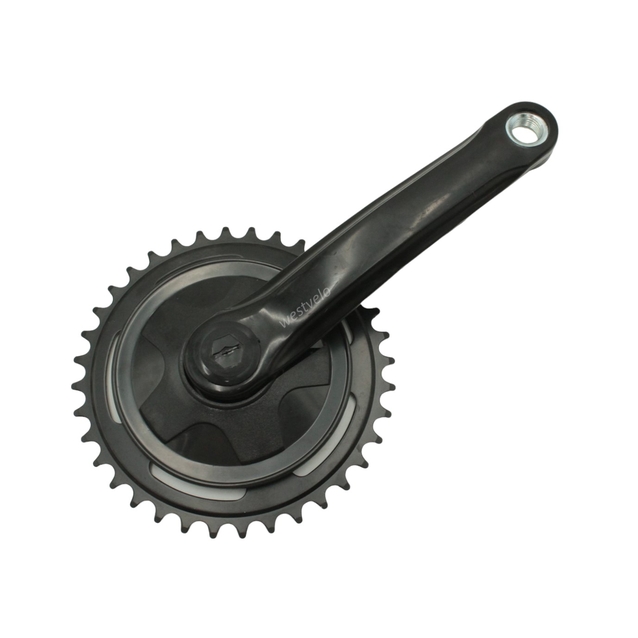 Система шатунів під планетарку 36T, L-170мм. (HC-P-02) чорний (сталь-пластик) фото westvelo.com