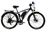 Електровелосипед 29 ST Corso «FISHER» FH-92533 сталь 19, двигун 500W, акумулятор 48V15Ah (к-т SHIMANO) чорно-червоний фото westvelo.com