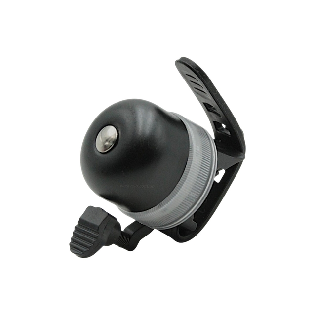 Дзвінок "Пінь-Пінь" чорний X56 (з RGB підсвіткою) (600mAh) фото westvelo.com