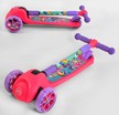 Самокат дитячий 3-х колісний, Best Scooter «MY LITTLE PONY» 68055 рожевий, колеса PU Ø120mm/80mm зі світлом, складне кермо фото westvelo.com