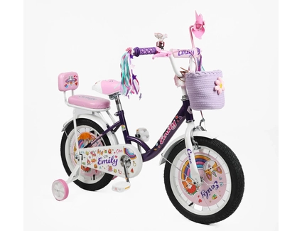 Дитячий велосипед 16 ST Corso «EMILY» ML-64522 фіолетово-рожевий