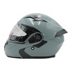 Мото шолом, трансформер (M 57-58) "516" сірий глянцевий, вмонтовані окуляри фото westvelo.com