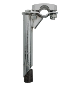 Винос руля дитячий 4 болти сталь, L-160мм, нікель