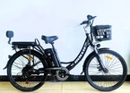 Електровелосипед 26 ST Corso «ROCCO» R-86590 сталь, двигун 750W, акумулятор 48V 20Ah літієвий, чорний фото westvelo.com
