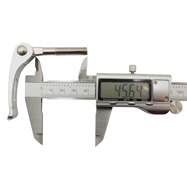 Ексцентрик труби сідла алюміній посилений, нікель L-45мм. Ø7,7мм фото westvelo.com