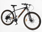 Велосипед 29 AL Corso «ENIGMA» NG-29305 алюміній 19", (к-т SHIMANO) чорно-біло-помаранчевий фото westvelo.com