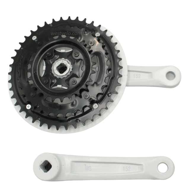 Система шатунів мтв мала ARDIS AL, біла (24/34/42Т) L-152мм. фото westvelo.com