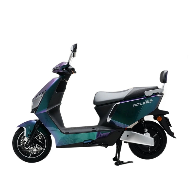 Електроскутер Garow «SOLANO» CR-308667, двигун 2500W, акумулятор 72V 30Ah літій-залізо-фосфатний, хамелеон, колеса 12/10" фото westvelo.com