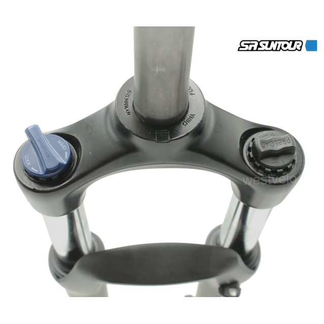 Вилка 29 аморт. безрізьб. SR SUNTOUR (xcm30) Ø28.6mm AL локаут disk шток L-200mm фото westvelo.com