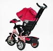 Дитячий велосипед 3-х колісний з батьківською ручкою, з дашком, колеса - EVA (піна) Best Trike 6588/63-768 рожевий фото westvelo.com