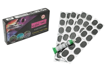 Латки + клей RS 48 овальні (чорні)