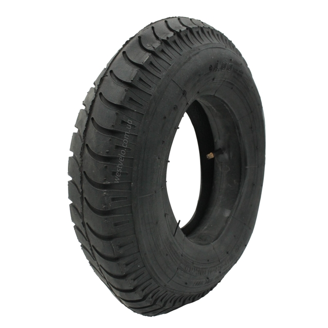 Покришка "8" 4.00-8  (8PR)  ялинка, Польща + камера фото westvelo.com