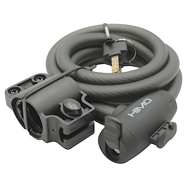 Замок на ключ 508 Ø12mm L-1500mm, HIMO з кріпленням на раму фото westvelo.com