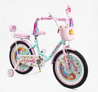 Дитячий велосипед 20 ST Corso «EMILY» ML-20547 бірюзово-рожевий