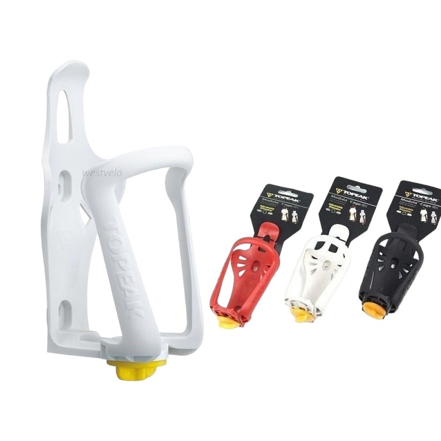 Фляготримач пластик TAIMEI регульований білий фото westvelo.com