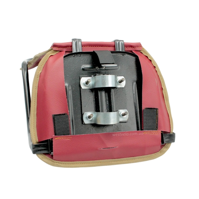 Крісло дитяче метал. на чоловічу раму, бордове фото westvelo.com