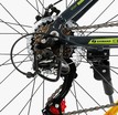 Велосипед 26 AL Corso «KORD» KD-80420 алюміній 15", (к-т SHIMANO) чорно-сіро-зелений фото westvelo.com
