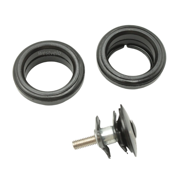 Рульовий набір мтв безрізьбовий AZIMUT Ø28.6 (1-1/8") віночки з пелюстками фото westvelo.com