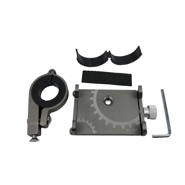 Тримач для телефону алюміній BG-087 малий фото westvelo.com