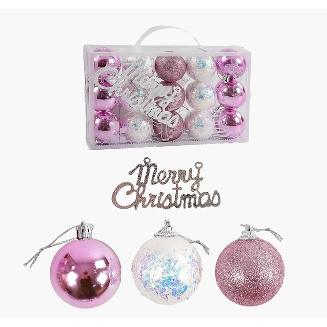 Новорічні прикраси 15 шт, кульки, D = 5 см, у слюді (C 67315) фото westvelo.com