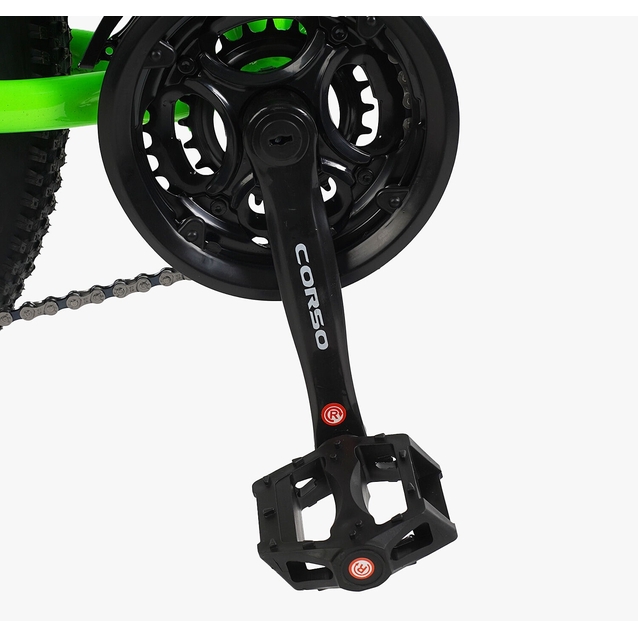 Велосипед 24 ST Corso «PRIMARY» PR-24915 сталь 11", (к-т Saiguan) салатовий фото westvelo.com