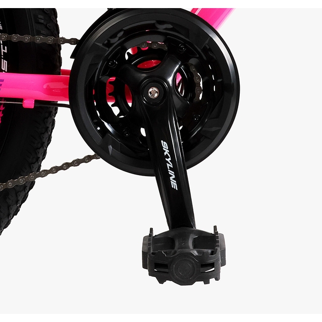 Велосипед 24 AL Corso «SKYLINE» SL-60804 алюміній 11", (к-т SHIMANO) біло-рожевий фото westvelo.com