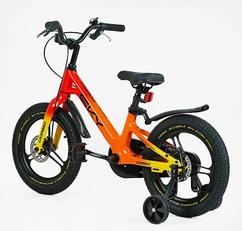 Дитячий велосипед 16 MG Corso «SKY» SK-16920, МАГНІЄВА рама, помаранчево-червоний