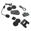 Мото шолом, трансформер (М) AXK (900-1) чорний матовий (Вмонтований Bluetooth Наушники та мікрофон), вмонтовані окуляри (прозорий візор) фото westvelo.com