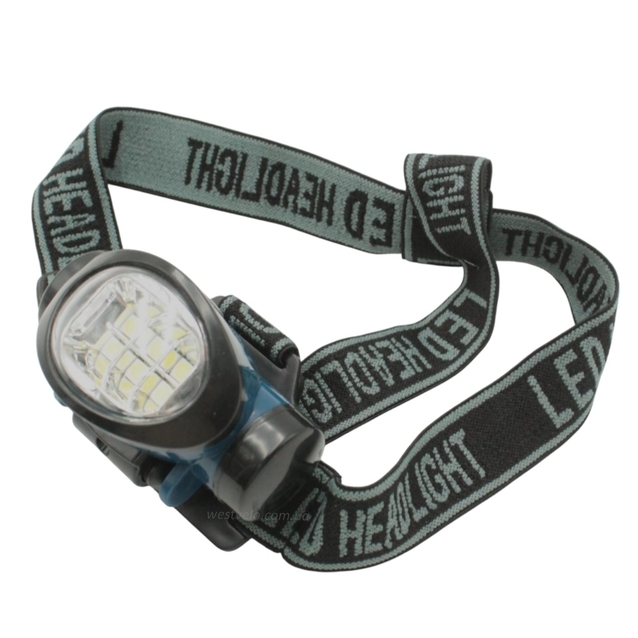 Ліхтар налобний на батарейках (PL-013) (COB 3xAAA) фото westvelo.com