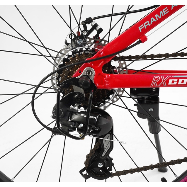 Велосипед 26 AL Corso «PROJECT» R-26176 алюміній 13", (к-т Saiguan) рожевий фото westvelo.com