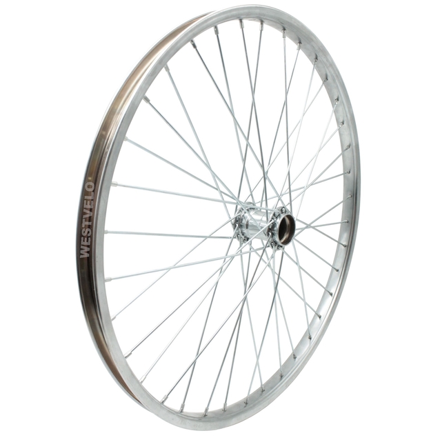 Колесо 26 зад, обід нікель, спиця 3мм, стакан фото westvelo.com