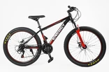 Велосипед 26 ST Corso «ENERGY» EN-26302 сталь 15", (к-т SHIMANO) чорно-червоний фото westvelo.com