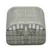Кошик пластмасовий плетений сірий А-99 фото westvelo.com