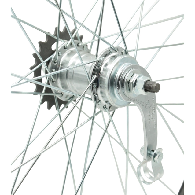 Колесо 26 зад, обід 2-ний чорний, втулка Чехія + к-т (Gravity) фото westvelo.com