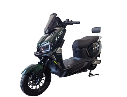 Електроскутер Corso «KANO» KN-261073, двигун 2000W, акумулятор 72V 30Ah літій-залізо-фосфатний, зелений колеса 12/10"