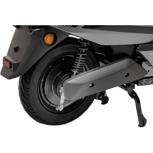 Електроскутер Corso «FLEX» FL-548209 двигун 1500W, акумулятор графеновий 72V 35Ah, сірий, колеса 10" + 1 ящик. акум фото westvelo.com