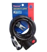 Замок TONYON 555 Ø12mm-1500mm на ключ, з кріпленням на раму фото westvelo.com