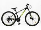 Велосипед 27.5 ST Corso «GENESIS» GS-27644 сталь 15", (к-т SunRun) чорно-жовтий фото westvelo.com