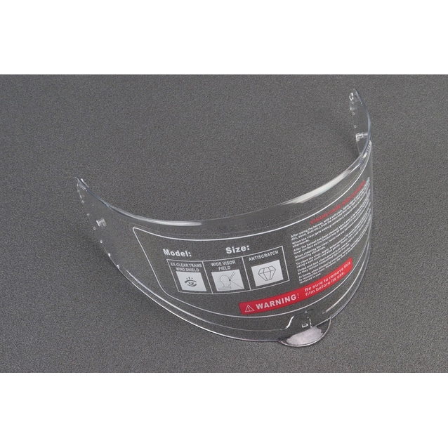 Скло мото шолома закритого "BLD" «M66» прозоре фото westvelo.com