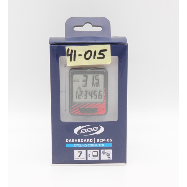 Велокомп'ютер BBB ВСР-05 "DashBoard" чорно-червоний (7 functions) фото westvelo.com