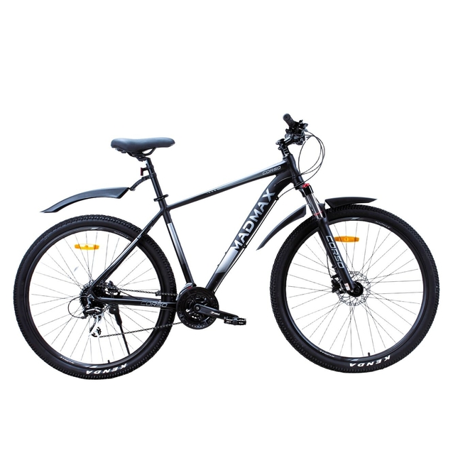 Велосипед 29 AL Corso «MADMAX» MD-29779 алюміній 20", (к-т гідравліка SHIMANO) чорний фото westvelo.com