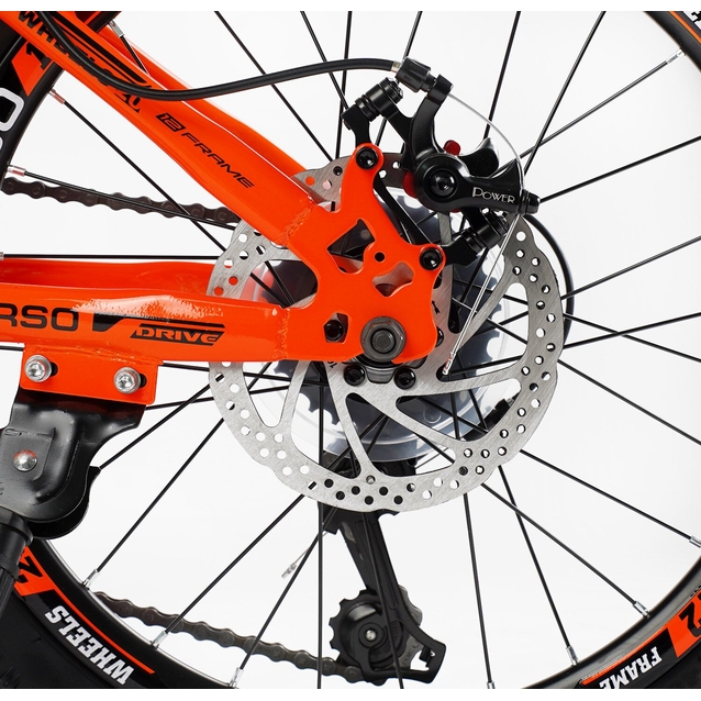 Велосипед 20 ST Corso «SPIRIT» ST-20458 сталь 12", (к-т SHIMANO) помаранчевий фото westvelo.com