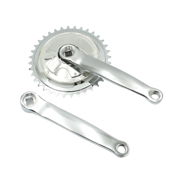 Система шатунів під планетарку 36T, L-170мм. сірий фото westvelo.com