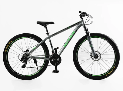 Велосипед 29 ST Corso «NEW-NITRO» NT-24032 сталь 17", (к-т SUNRUN) графітово-салатовий